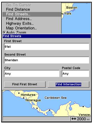 EAGLE FISHELITE 642C IGPS - Rechner une Intersection - 1