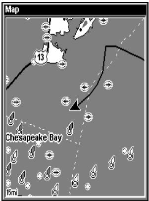 EAGLE FISHELITE 642C IGPS - Orientation de la Carte - 1
