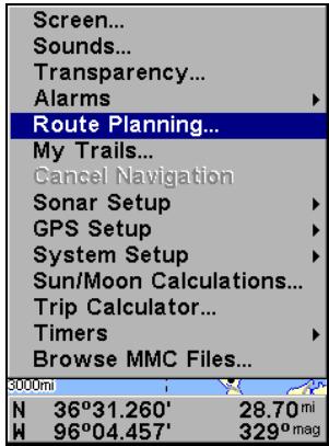 EAGLE FISHELITE 642C IGPS - Itinéraires créés avec l'Appareil - 1