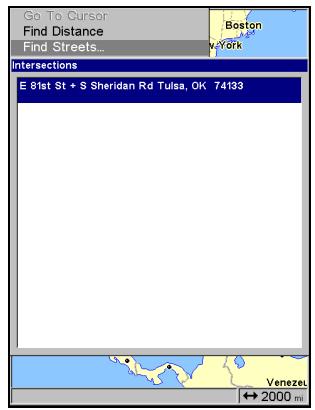 EAGLE FISHELITE 642C IGPS - Rechner une Intersection - 2