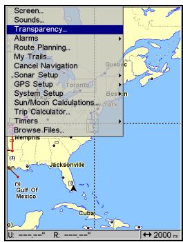 EAGLE FISHELITE 642C IGPS - Visibilité du Trace et Autres Options des Tracés - 2