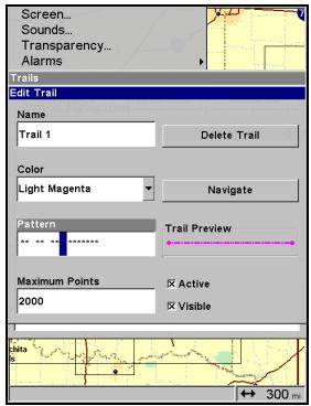 EAGLE FISHELITE 642C IGPS - Changer le Motif d'un Trace - 1