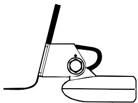 EAGLE FISHELITE 642C IGPS - Fixation du transducteur au tableau. - 1