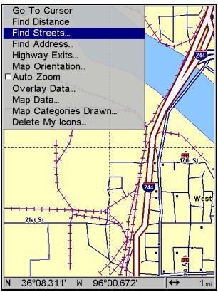 EAGLE FISHELITE 642C IGPS - Chercher une rue - 1