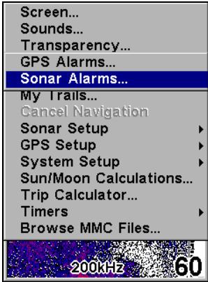 EAGLE FISHELITE 642C IGPS - Alarmes de Profondeur - 1