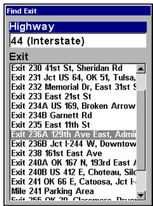 EAGLE FISHELITE 642C IGPS - Rechner des Sorties d'Autoroutes - 2
