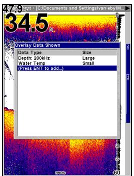 EAGLE FISHELITE 642C IGPS - Pour afficher des informations sur votre écran: - 1