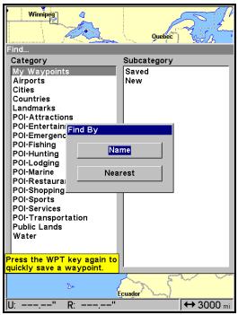 EAGLE FISHELITE 642C IGPS - Rechner des Waypoints - 1
