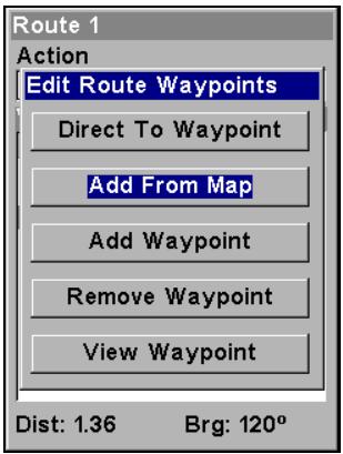EAGLE FISHELITE 642C IGPS - Modifier les Points de Repères d'un Itinétaire - 1