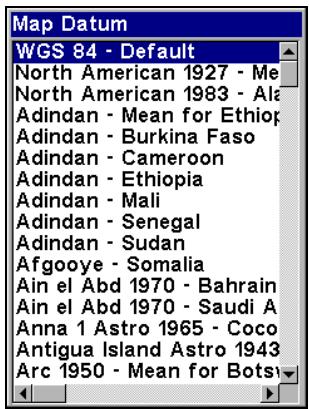 EAGLE FISHELITE 642C IGPS - Pour changer de Systeme Géodésique: - 2