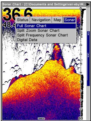 EAGLE FISHELITE 642C IGPS - Options d'Affichage du Graphique et de l'Ecran du Sondeur - 1