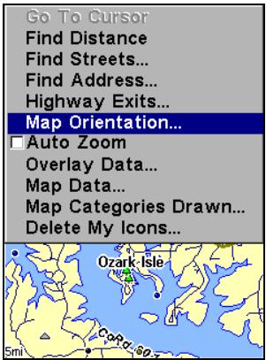 EAGLE FISHELITE 642C IGPS - Orientation de la Carte - 3