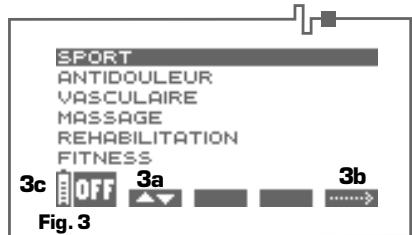 COMPEX SPORT ELITE - Sélection d'une catégorie de programmes - 1
