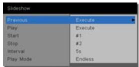 INFOCUS IN5122,  IN5124,  IN5314 - Utilisation du menu dans l'écran,Thumbsail - 6