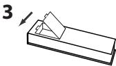 INFOCUS IN5122,  IN5124,  IN5314 - Mise en place des piles - 3