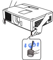 INFOCUS IN5122,  IN5124,  IN5314 - Régler l'élevateur du projecteur - 3