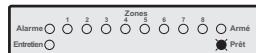 TEXECOM PREMIER 816 - Zone 04 activée portes arrières - 1