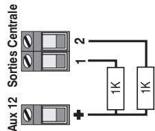 TEXECOM PREMIER 816 - Supervision des sorties - 1