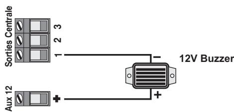 TEXECOM PREMIER 816 - Câblage des sorties - 2