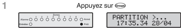TEXECOM PREMIER 816 - Changer de partition - 1