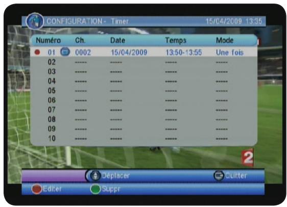 OPTEX ORT 8842 - Comment créer une programmation? - 2
