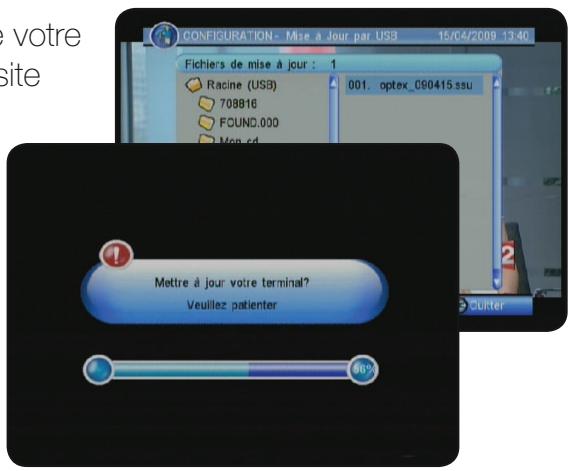 OPTEX ORT 8842 - f) Mise à jour logiciel - 1