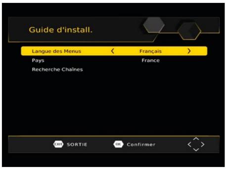 OPTEX ORT8930 - Etape 2 : démarage du décodeur - 1