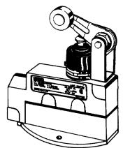 OMRON XV - Levier de réarmement du galet étanche ZV(2)-NA2-2, XV(2)-NA2-2 - 1