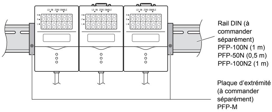 OMRON ZF-MDC - Installation sur le rail DIN - 1