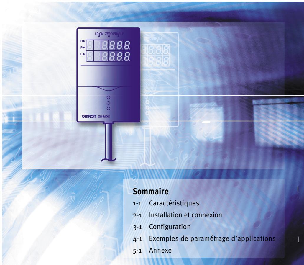 OMRON ZF-MDC - MANUEL D'UTILISATION - 1