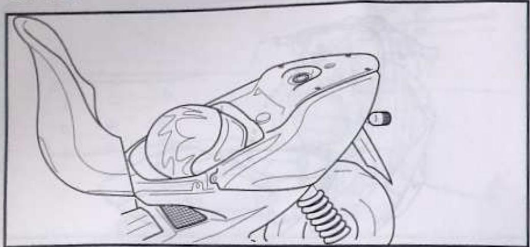 MBK NITRO - Fac20100 levier de starter (choke) - 3