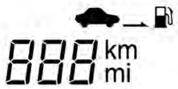 CHEVROLET SPARK - Distance pouvant etreparcourue avec le carburant restant - 1
