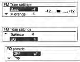 CHEVROLET SPARK - Réglages de tonalité - 1