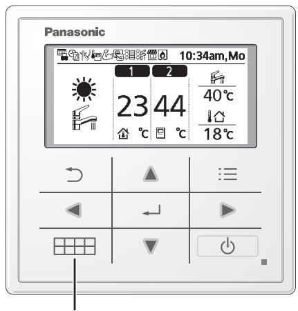 PANASONIC WHADC1216H6E5 - Verwendung des Schnellmenüs - 1