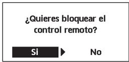 PANASONIC WHADC1216H6E5 - Seleccionar para bloquear el mando a distancia. - 1