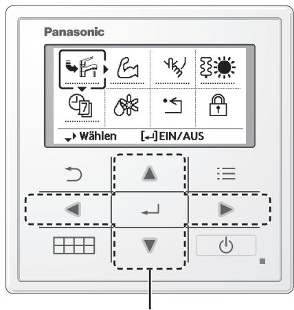 PANASONIC WHADC1216H6E5 - Verwendung des Schnellmenüs - 3