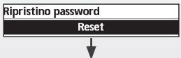 PANASONIC WHADC1216H6E5 - Per ripristinare la password dimenticata (nella schermata di funzionamento OFF) - 1