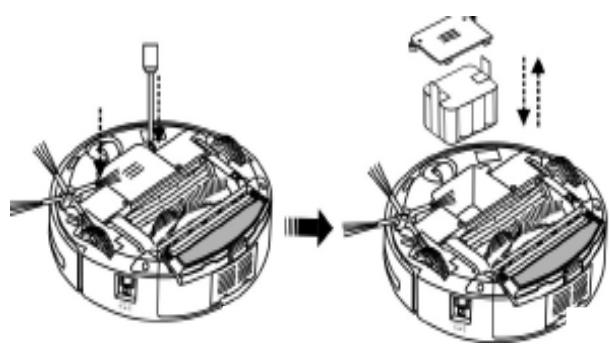 KOENIG SWR22 - Replacement de la batterie : - 1
