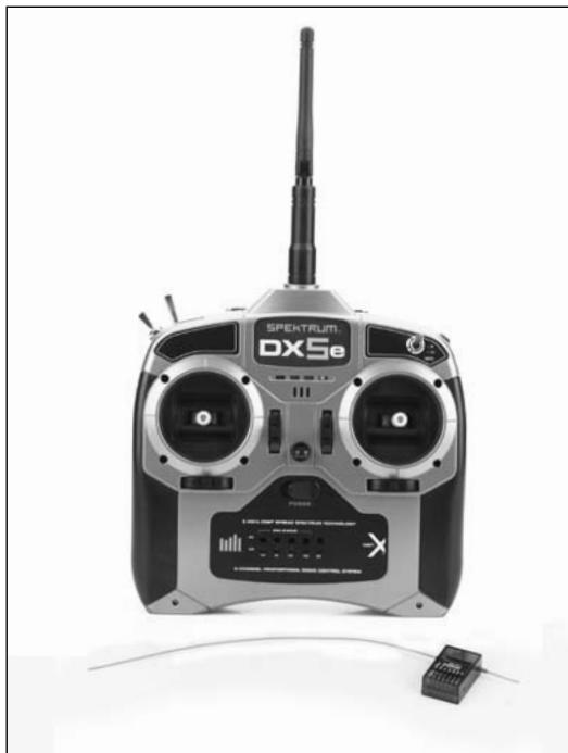 SPEKTRUM DX5E - SPEKTRUM 5 KANAL FERNSTEUERUNG MIT VOLLER REICHWEITE - 1