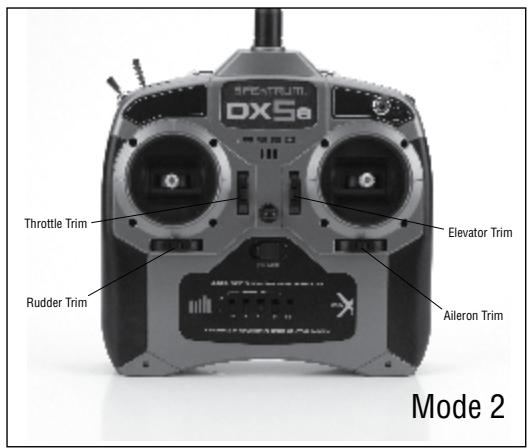 SPEKTRUM DX5E - DIGITAL TRIMS - 1