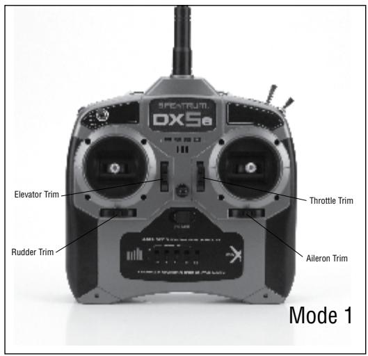SPEKTRUM DX5E - TRIMS digitaux - 2