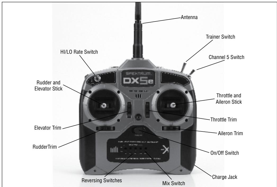 SPEKTRUM DX5E - SPEKTRUM DX5E 5-CHANNEL DSM FULL RANGE SYSTEM - 2