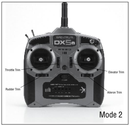 SPEKTRUM DX5E - TRIMS digitaux - 1