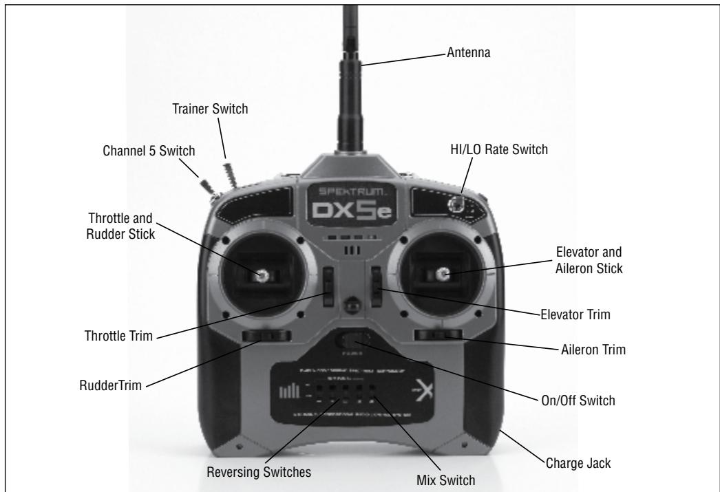 SPEKTRUM DX5E - SPEKTRUM DX5E 5-CHANNEL DSM FULL RANGE SYSTEM - 3