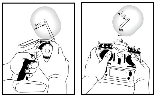 SPEKTRUM DX5E - Antenna Separation Distance - 1