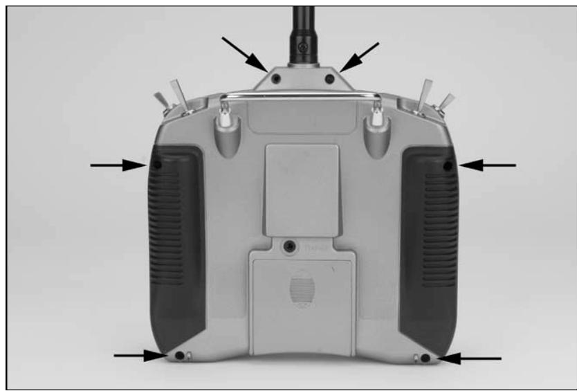 SPEKTRUM DX6I - Dépose de la plaque arrête de l'émetteur - 1