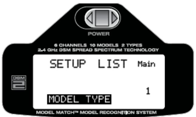SPEKTRUM DX6I - Nom de modèle - 1