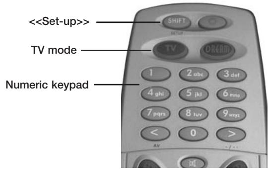 DREAM MULTIMEDIA DREAMBOX 7020S - Set up "TV control mode" - 1