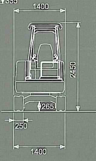 TAKEUCHI TB 23R - Dimensions - 3