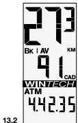 MAVIC WINTECH FS - Mediante il pulsante sinistro selezione la schermata 3 (ATM). - 1